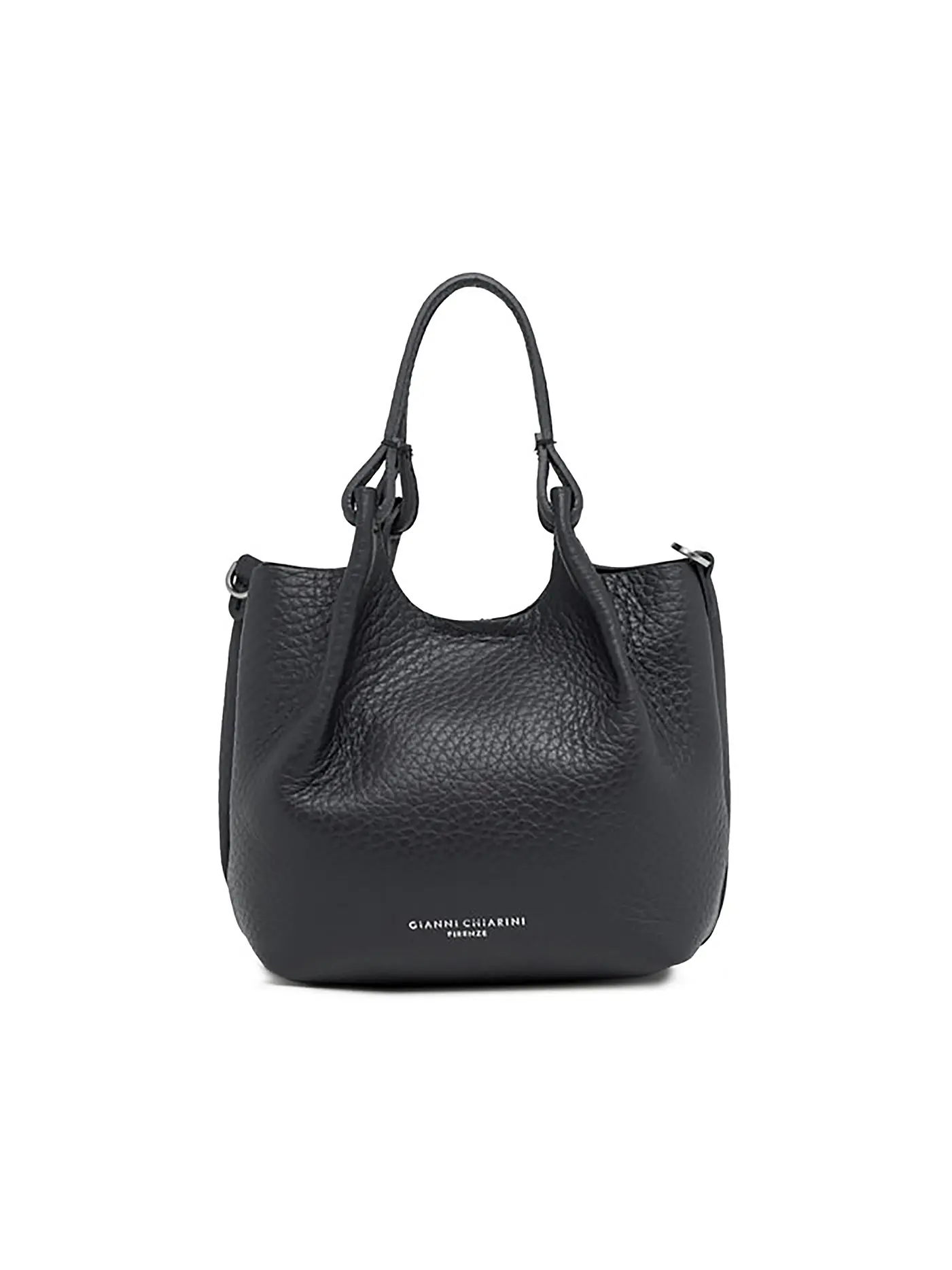 GIANNI CHIARINI | Ledertasche - Hobo Bag DUA Small | grau